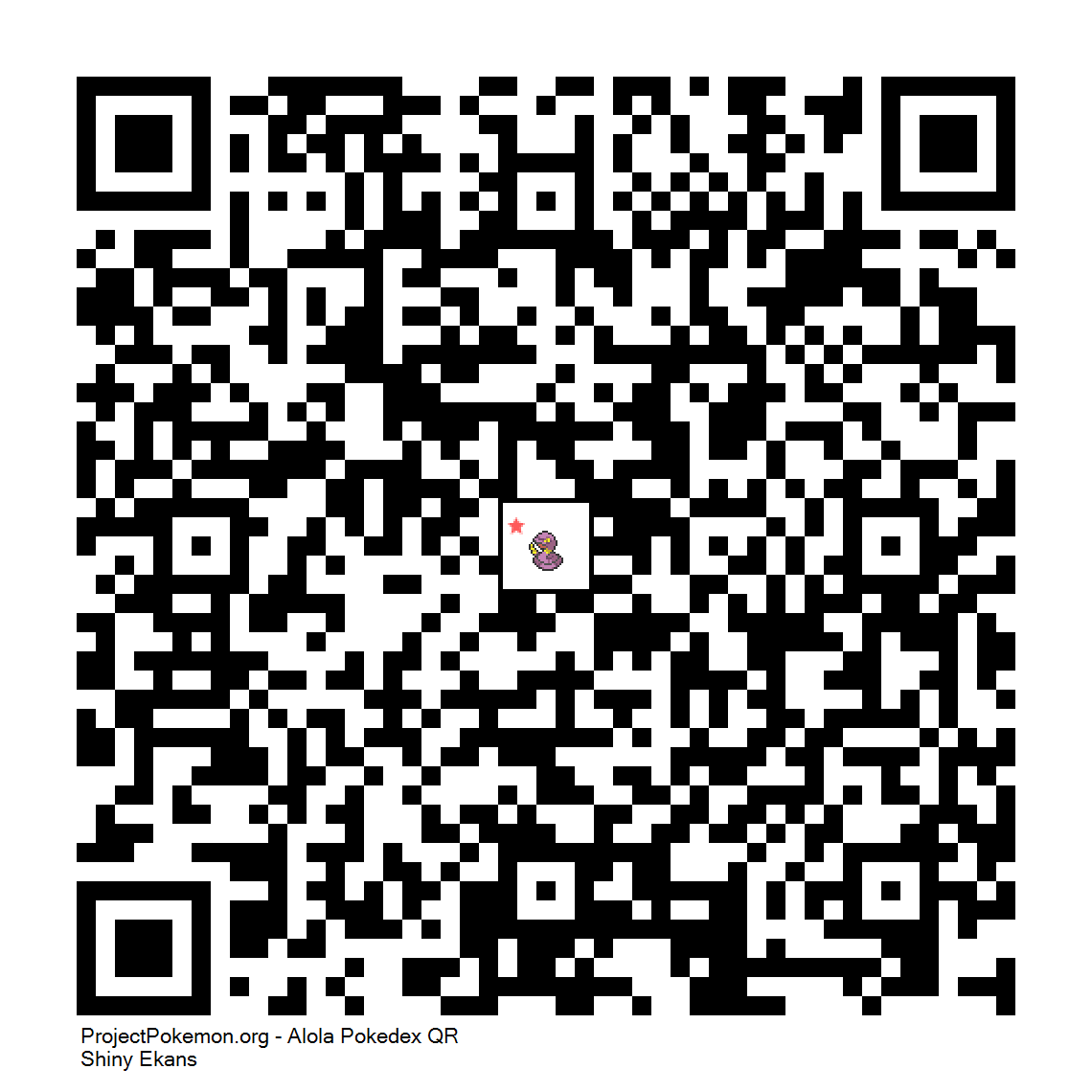 Cdigo QR de Ekans variocolor